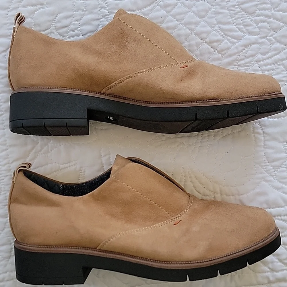 Dr. Scholl's Women's Glisten Tan Suede Loafers Size 10M - Picture 14 of 15